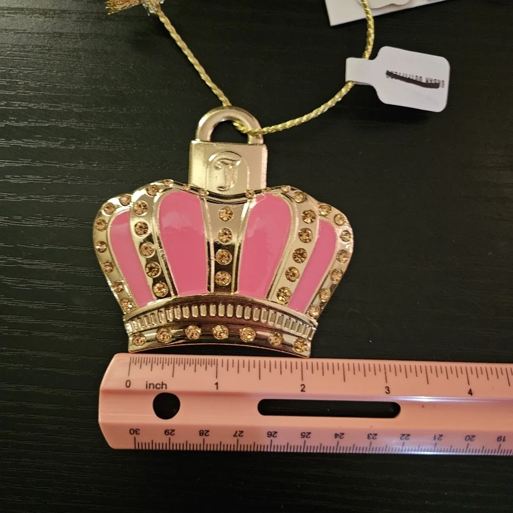 Juicy Couture X Urban Outfitters Royal Bling Crown Ornament Charm Holidays Gift